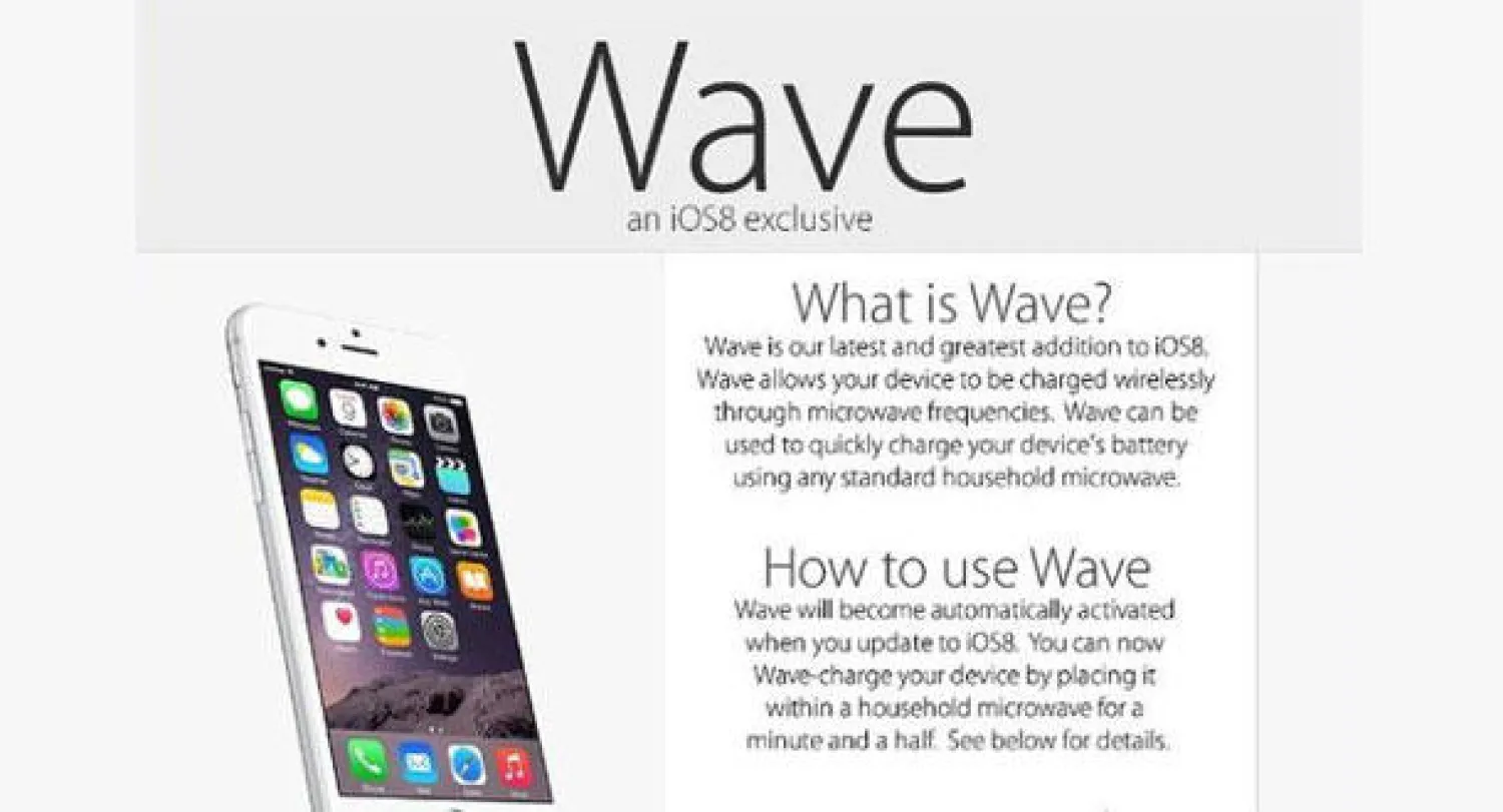 إعلان مزيف يحث مستخدمي آيفون 6 على شحنه في «الميكروويف»