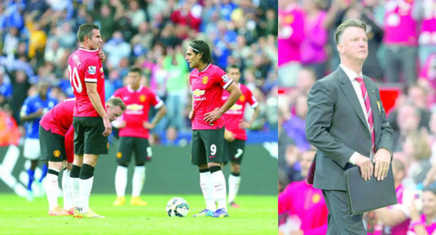 فان غال أصبح تحت ضغط النتائج السيئة  -  نجوم مانشستر يونايتد الكبار الجدد والقدامى ما زالوا يواصلون الترنح (إ.ب.أ)