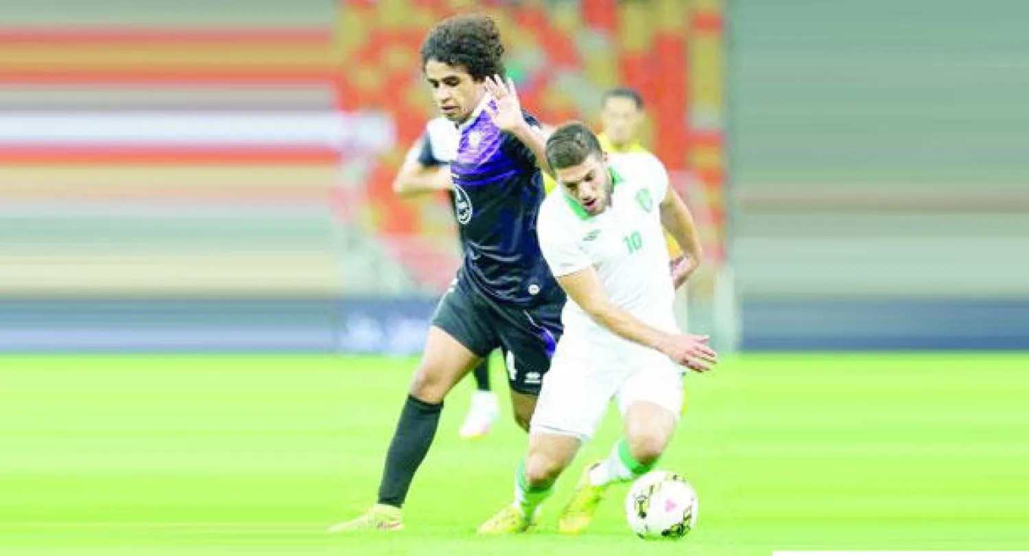 من مباراة الأهلي الأخيرة أمام هجر في كأس ولي العهد (تصوير: عبد الله بازهير)