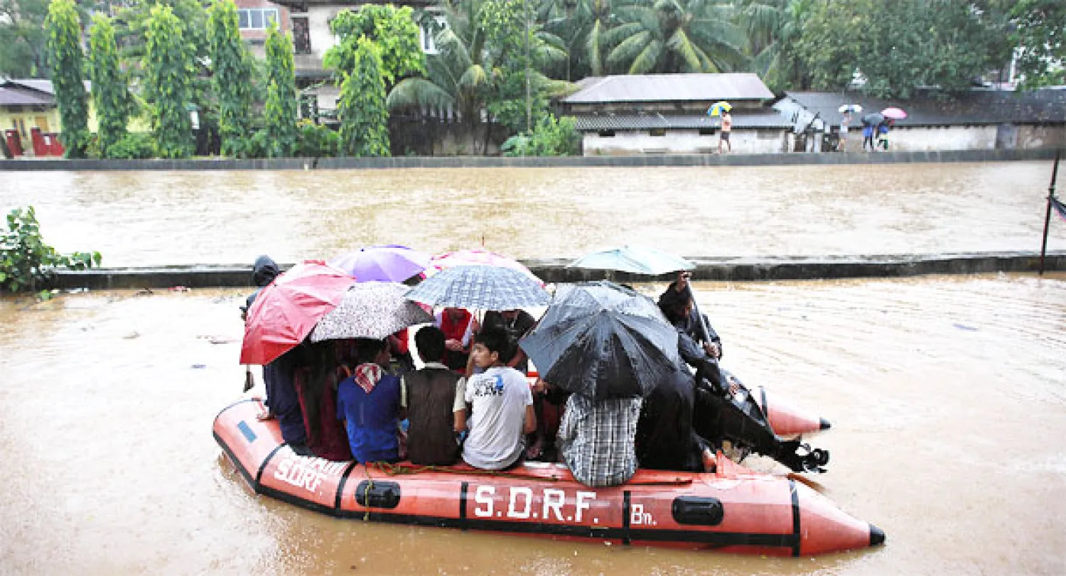 مقتل 22 شخصا جراء فيضانات وانهيارات أرضية بالهند