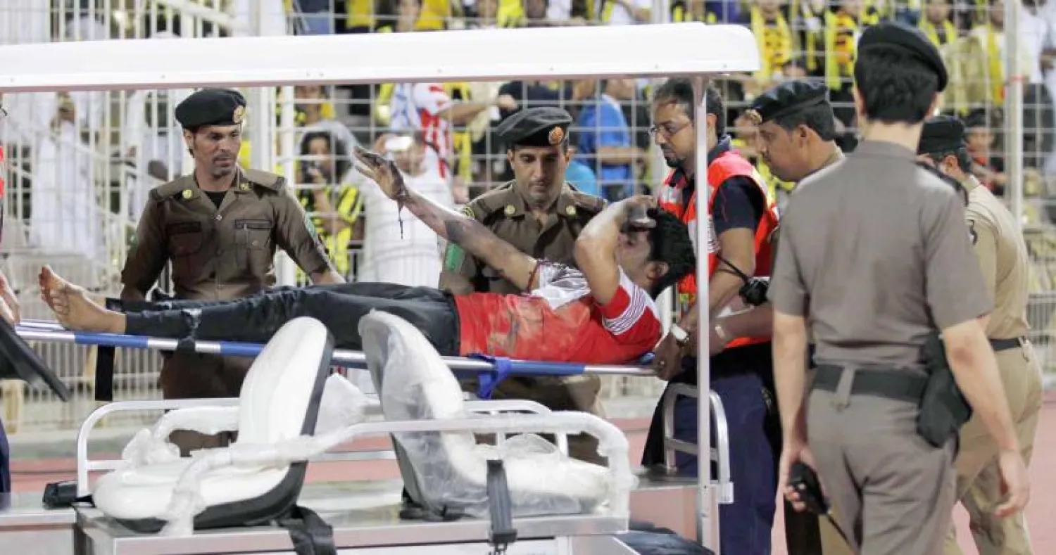 المباراة القضية التي تسببت الألعاب النارية فيها في حرمان الاتحاد من جماهيره أمام العين 