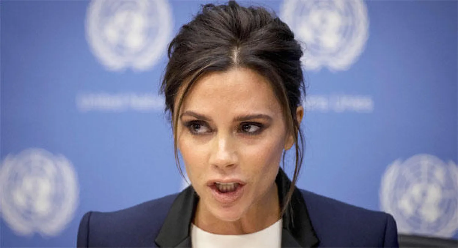 فيكتوريا بيكام سفيرة النوايا الحسنة للأمم المتحدة لمكافحة الإيدز