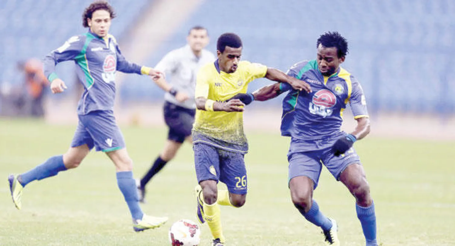 من مباراة سابقة بين النصر والعروبة