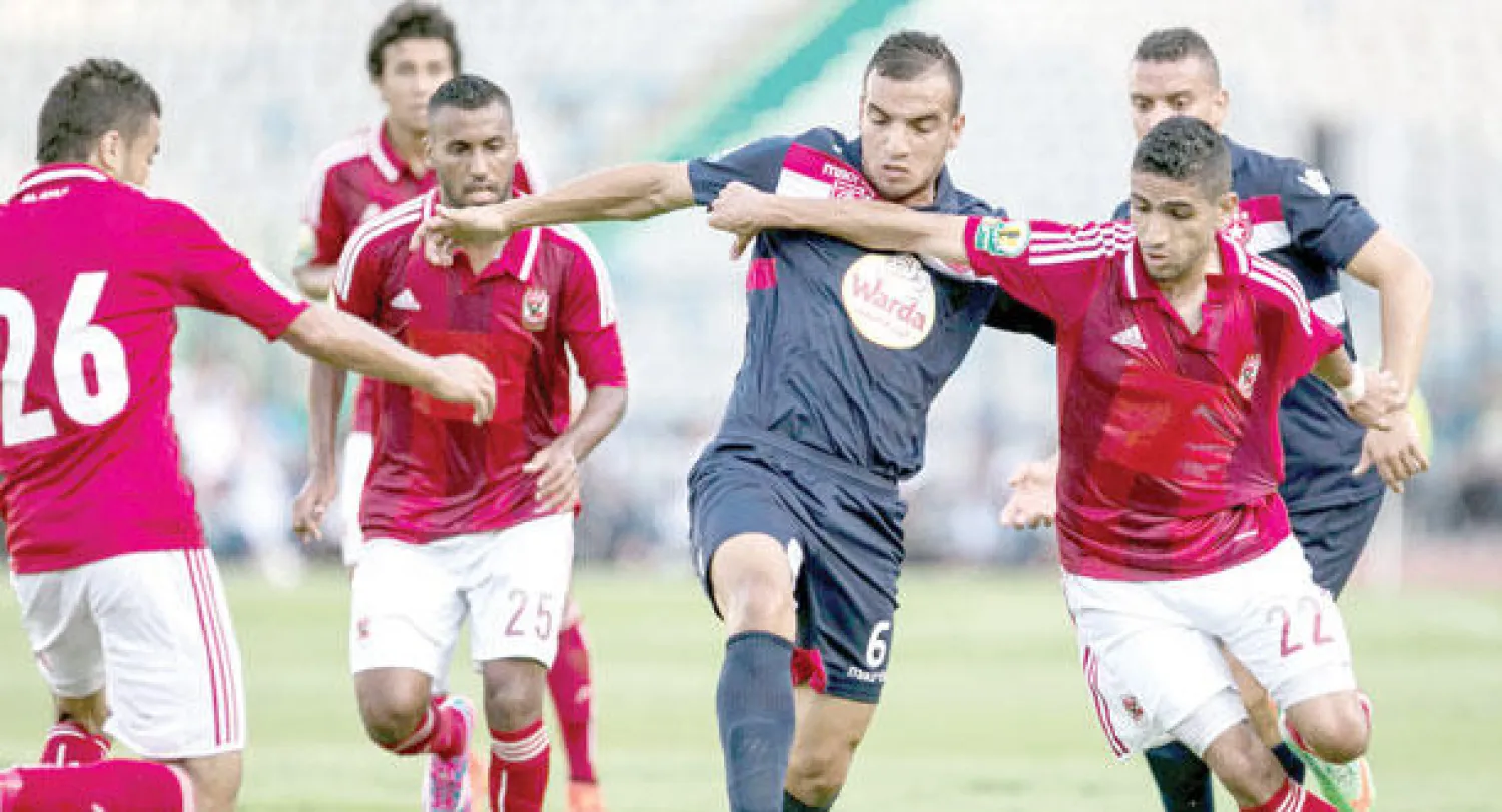 من مباراة سابقة للأهلي المصري في كأس الاتحاد الأفريقي