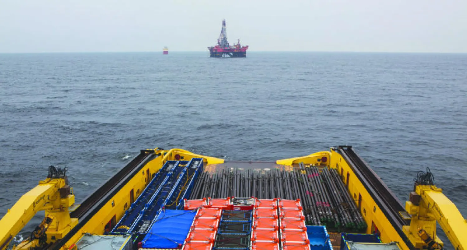 حقل كارا الروسي الذي يعد أول اكتشافات الروس في القطب الشمالي (أ.ب)