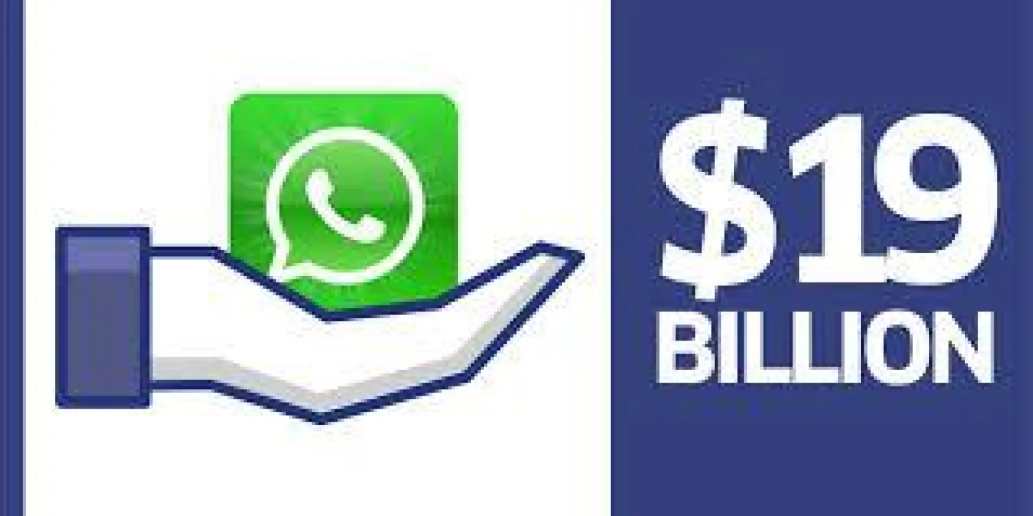 فيسبوك يستحوذ على واتس آب مقابل 19 مليار دولار