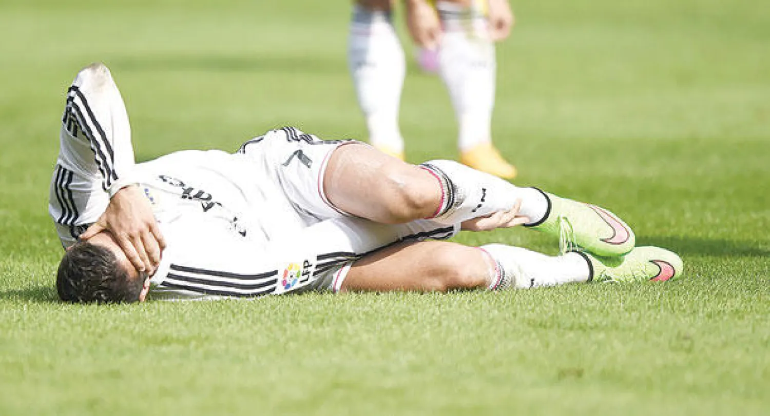 رونالدو تعرض لإصابة خلال مباراة لودوجورتس البلغاري في دوري أوروبا