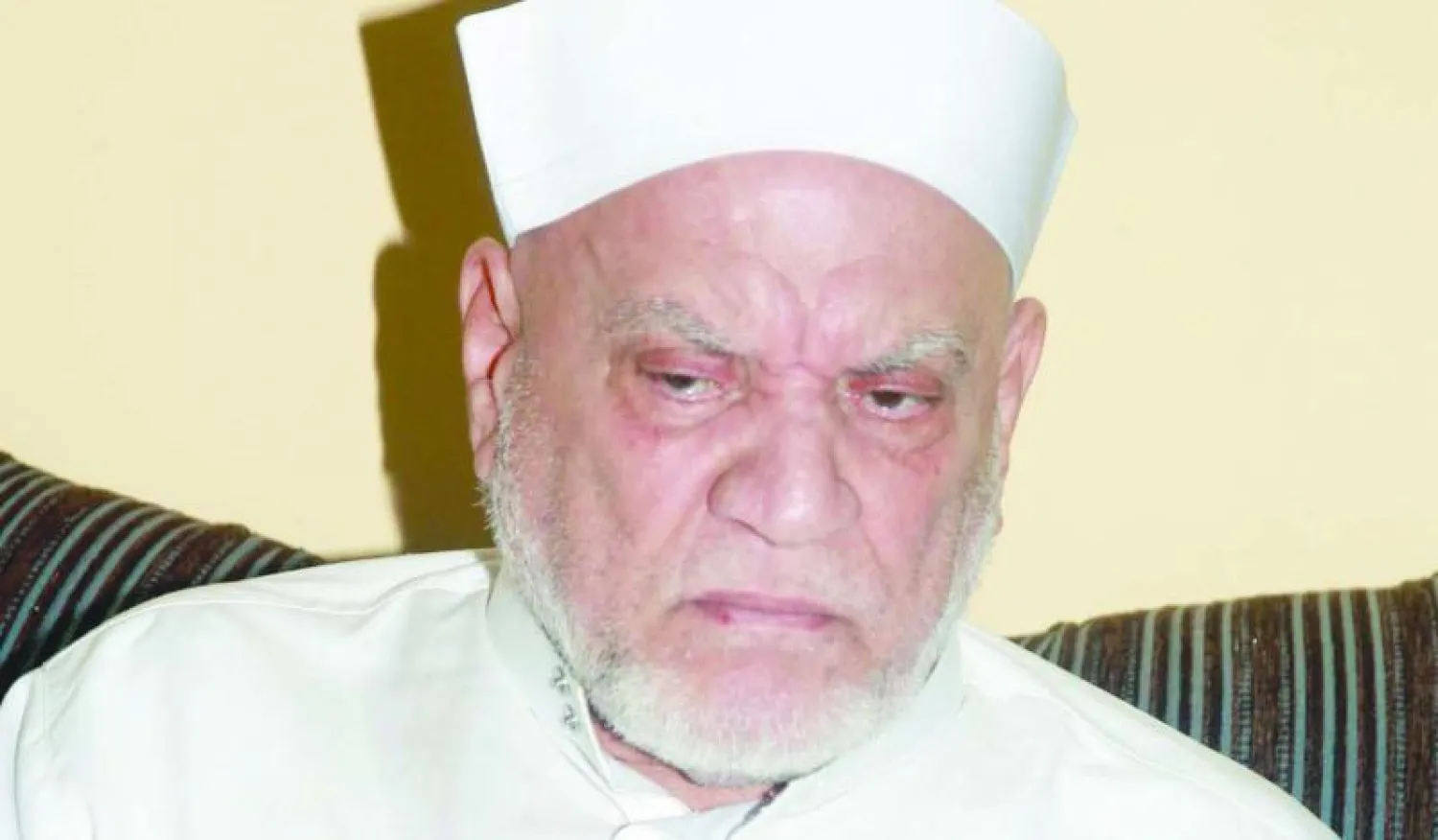 الشيخ د. أحمد عمر هاشم رئيس جامعة الأزهر الأسبق (تصوير: غازي مهدي)