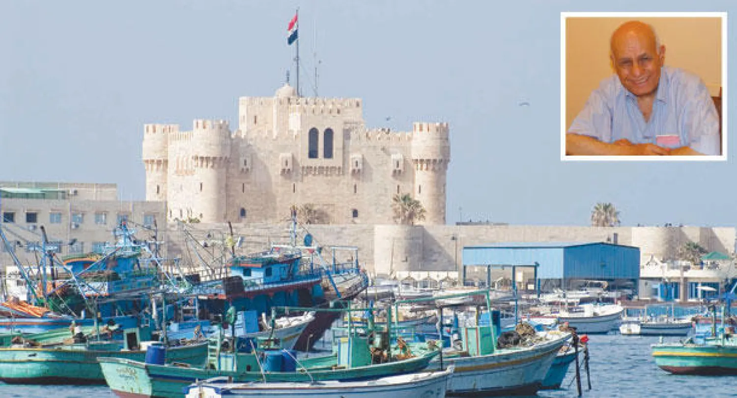 قلعة قايتباي ({الشرق الأوسط})  -  في الاطار ميشال ماركو