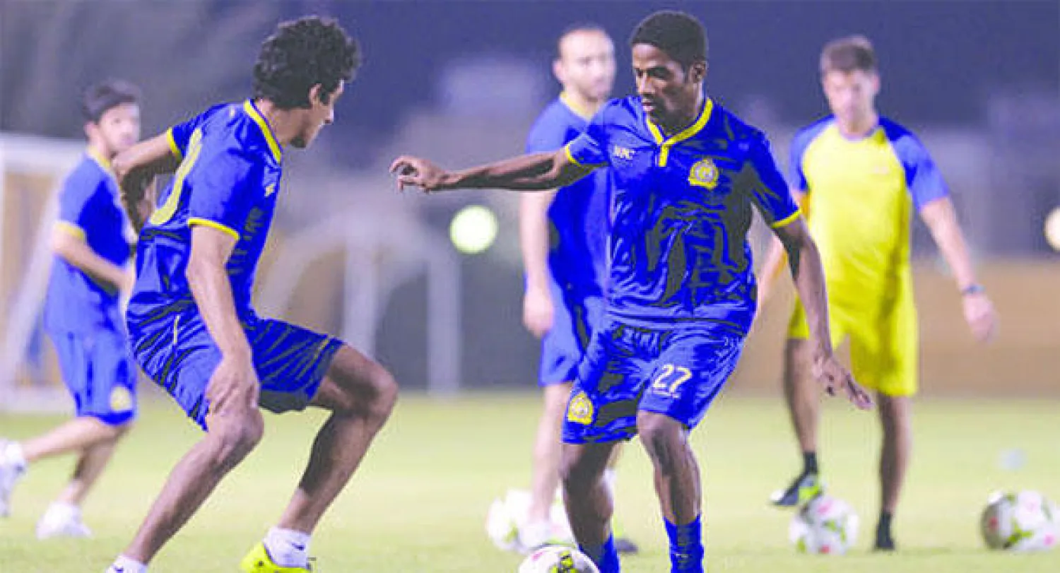 فريق النصر يعاود تدريباته اليوم بعد التوقف لقضاء إجازة العيد