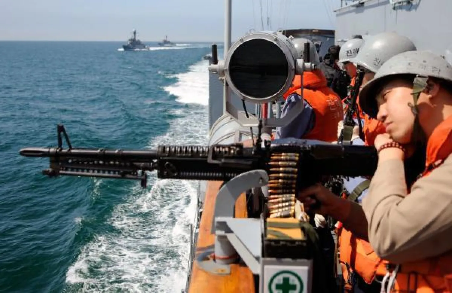 الكوريتان تتبادلان إطلاق النار لفترة وجيزة