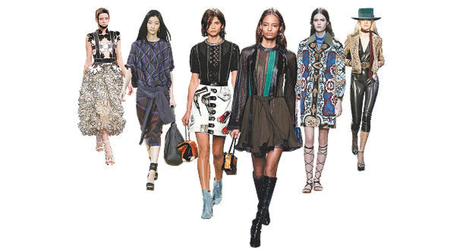 سان لوران  -  فالنتينو  -  لويس فويتون  -  هيرميس  -  ألكسندر ماكوين