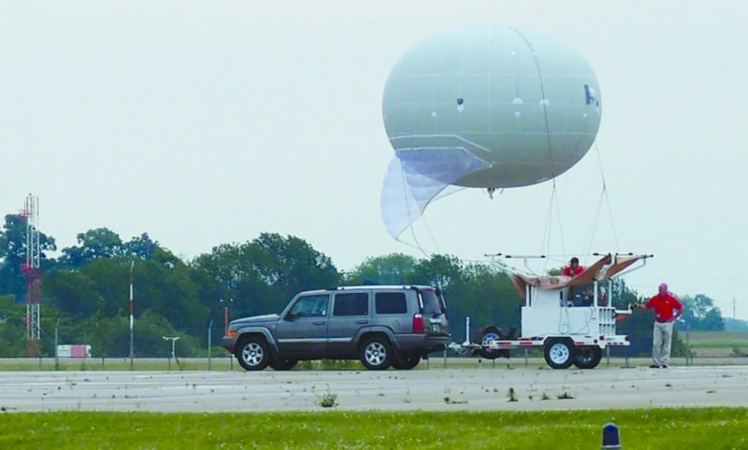 مناطيد لمراقبة المنشآت والجسور