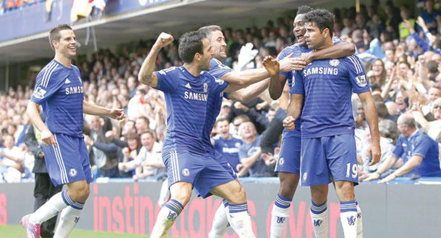 تشيلسي المتصدر أكثر الفرق الإنجليزية جذبا للعناصر الأجنبية (أ.ف.ب)