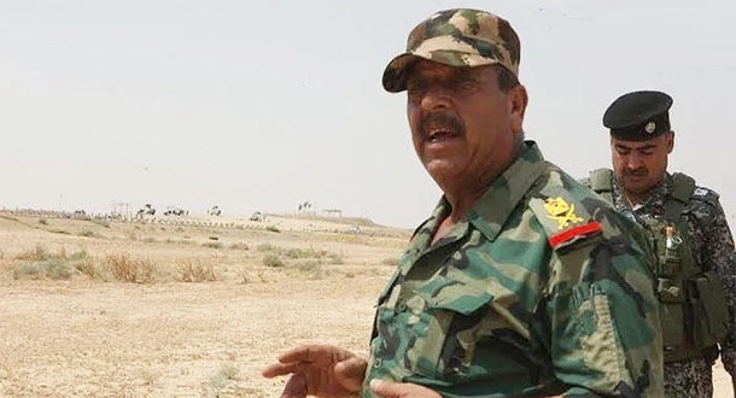 قائد شرطة الأنبار أحمد صداك الدليمي الذي اغتيل أمس