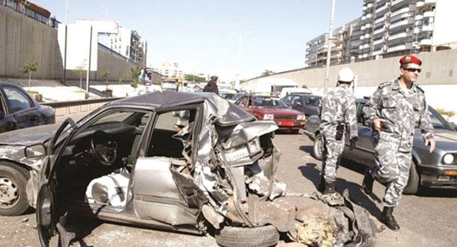 حادث سير على أحد الأوتوسترادات في بيروت