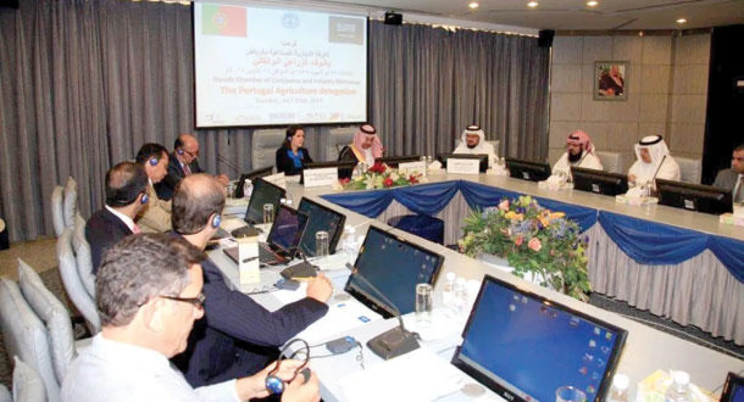 جانب من المباحثات («الشرق الأوسط»)