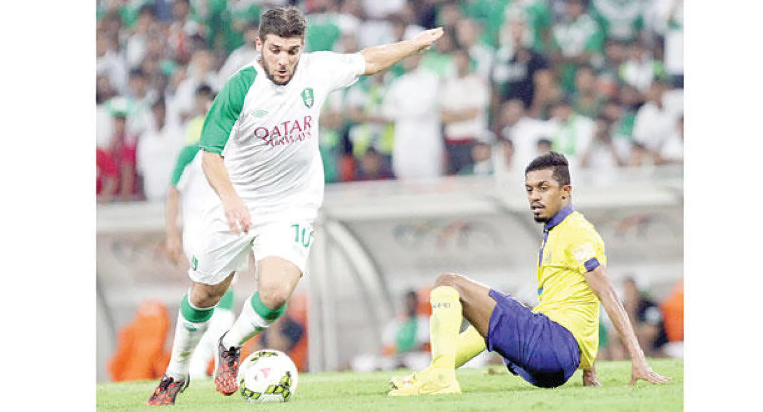 مصطفى الكبير خلال مباراة الأهلي الأخيرة أمام النصر