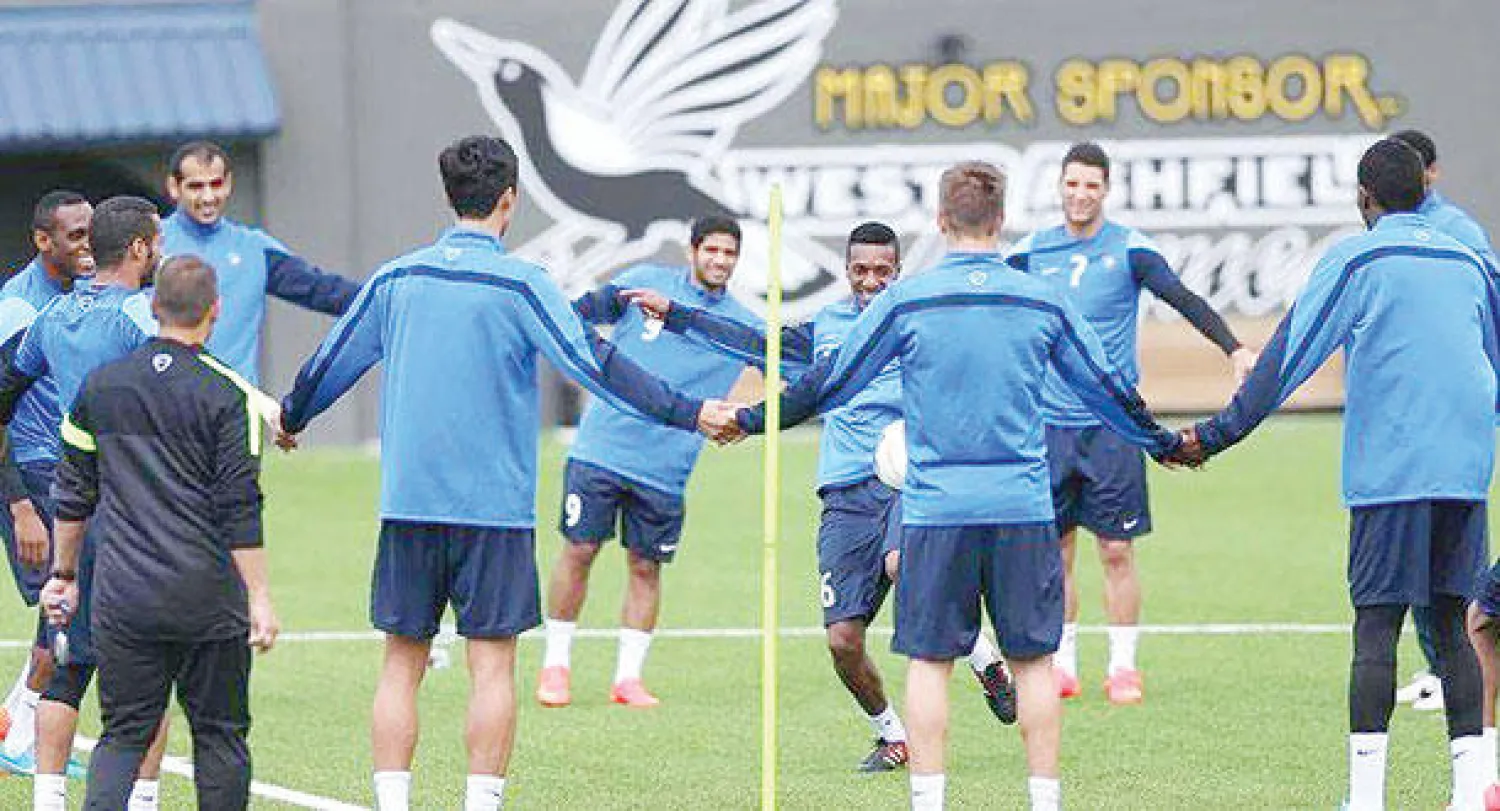 جانب من تدريبات الهلال في معسكر سيدني الحالي استعدادا لذهاب النهائي الآسيوي