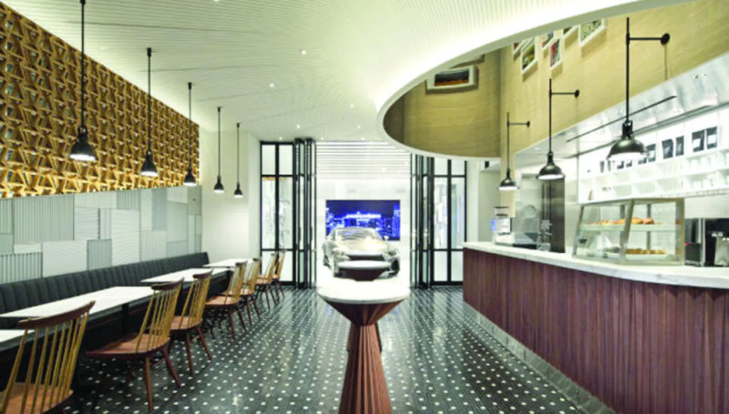 معارض سيارات المستقبل تتحول إلى مقاه