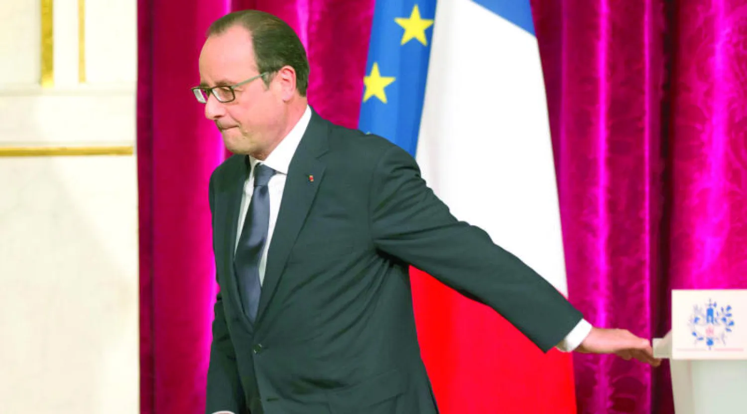 هولاند الرئيس الفرنسي (رويترز)