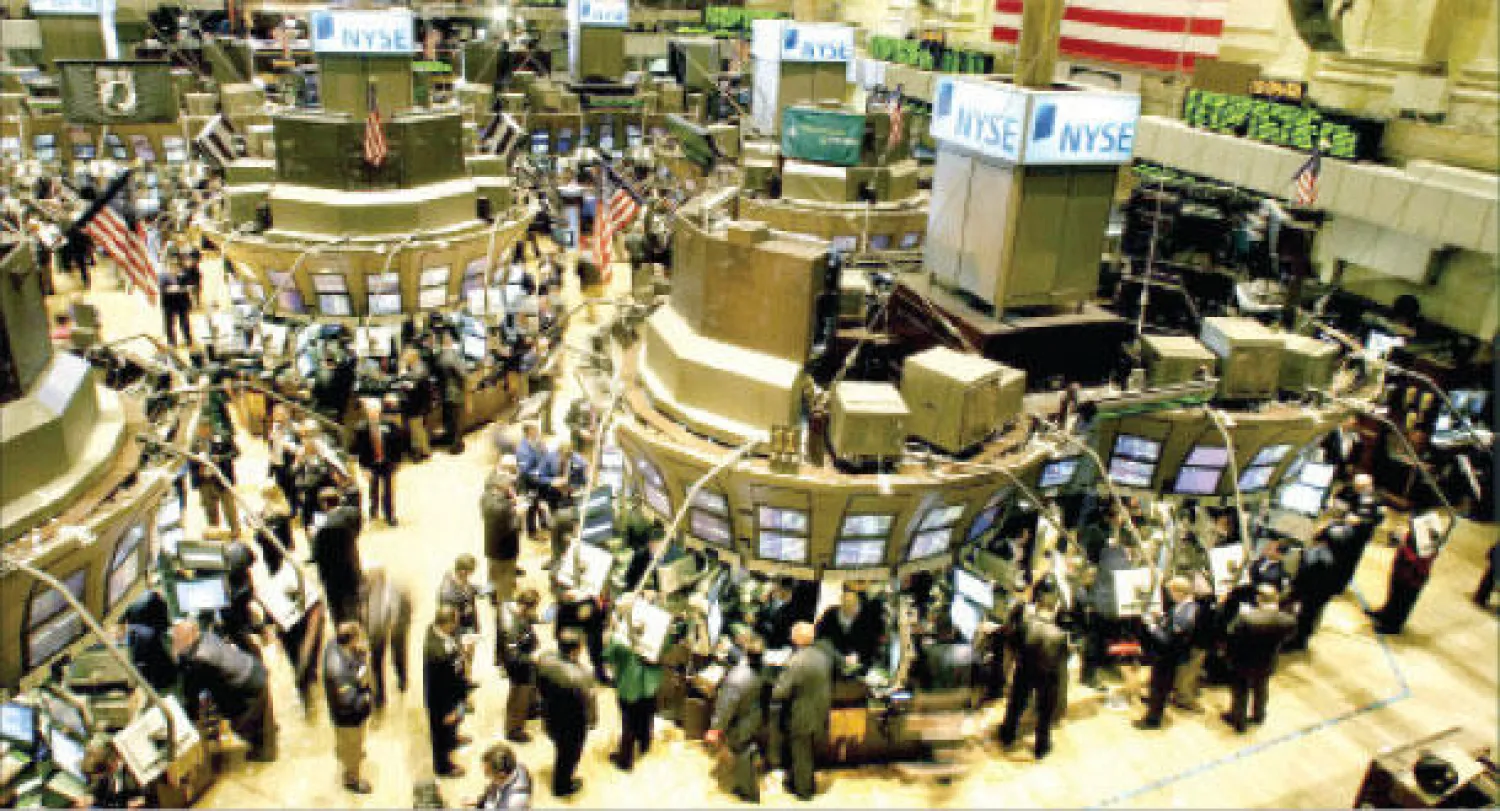 جانب من بورصة نيويورك («الشرق الأوسط»)