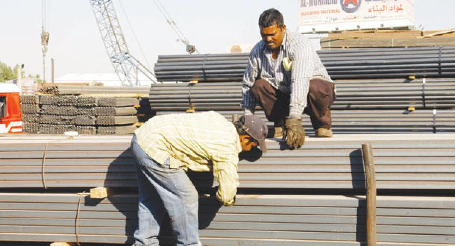 يبلغ إجمالي إنتاج الحديد المسلح في السعودية 4.7 مليون طن سنويا («الشرق الأوسط»)