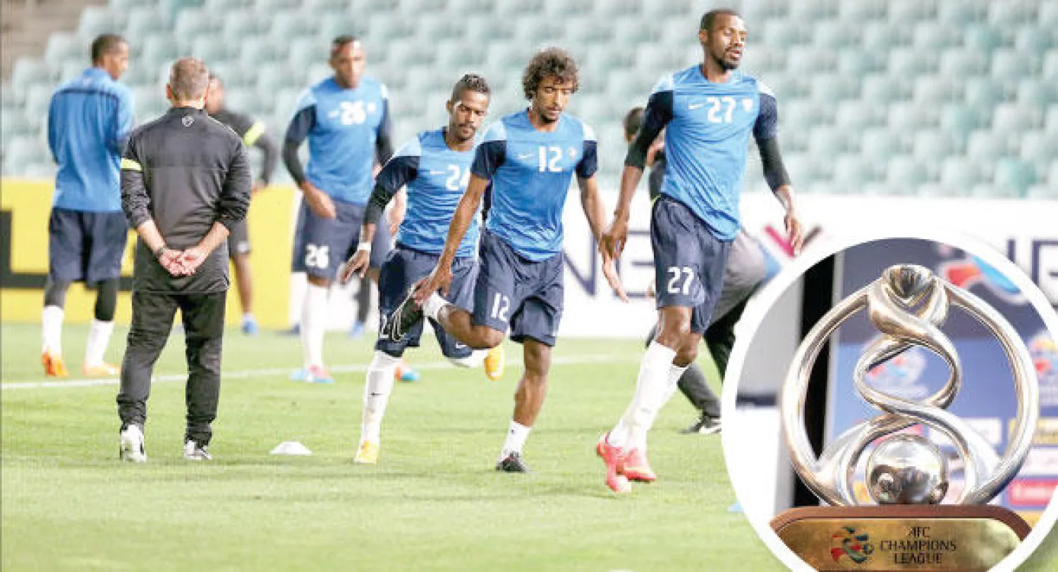 من استعدادات الهلال الأخيرة في سيدني استعدادا للنهائي الآسيوي،  و كأس دوري أبطال آسيا كما بدا في المؤتمر الصحافي للمدربين