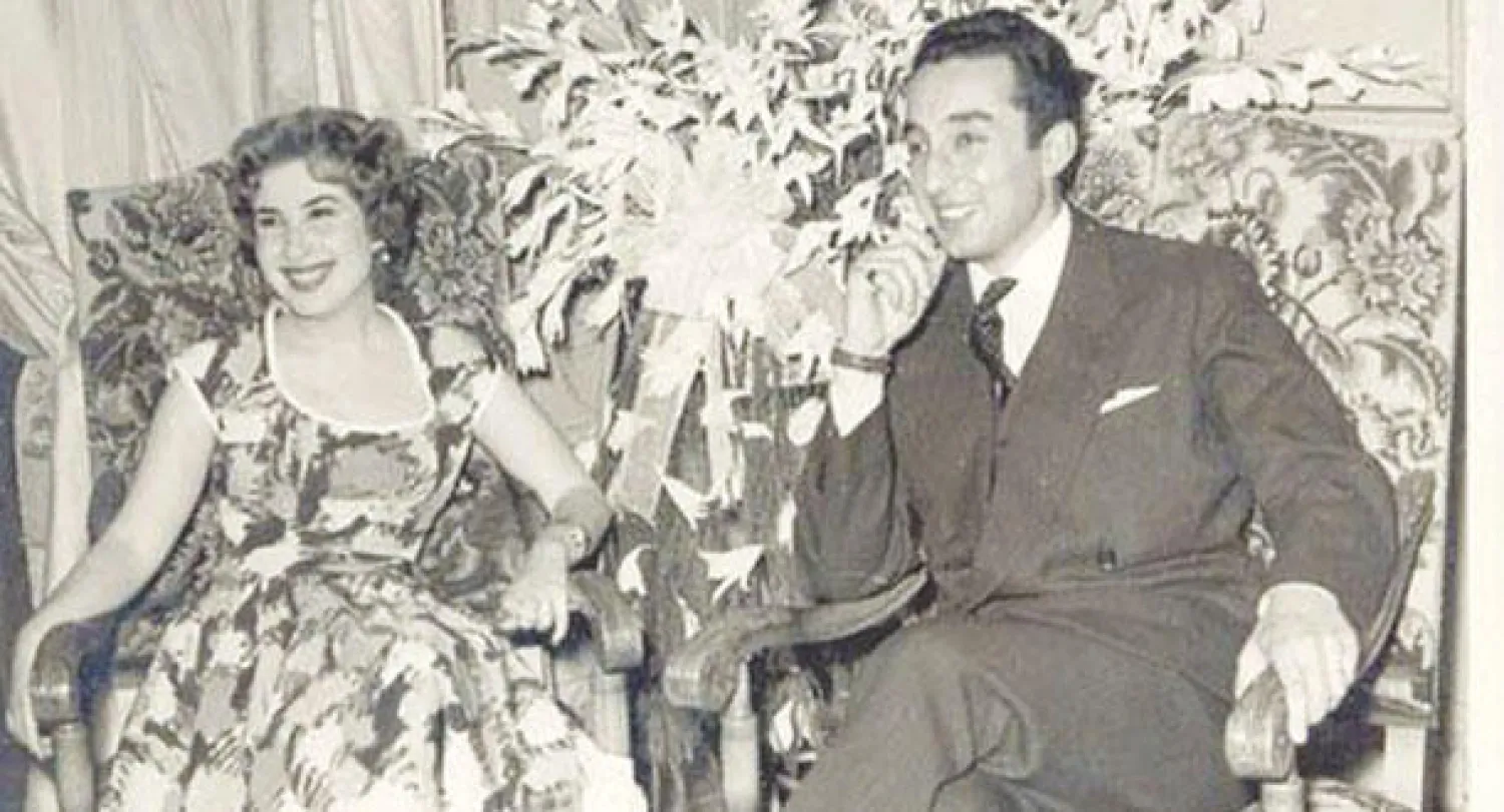 ناريمان مع  د. أدهم النقيب