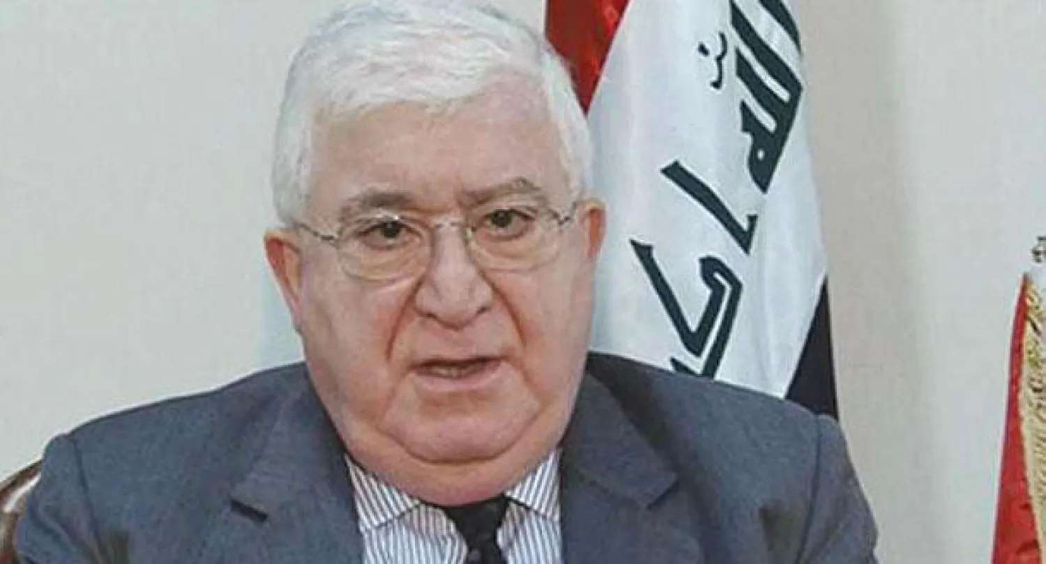 معصوم: التقدم ضد «داعش» مرهون بإعادة تنظيم القوات المسلحة