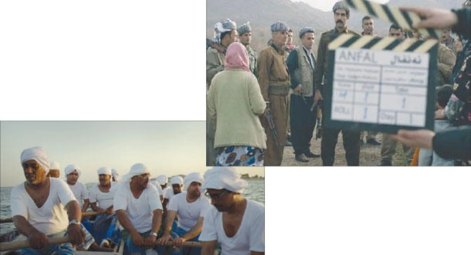 ذكريات منقوشة على حجر،  و لقطة من الفيلم الاماراتي «صوت البحر».