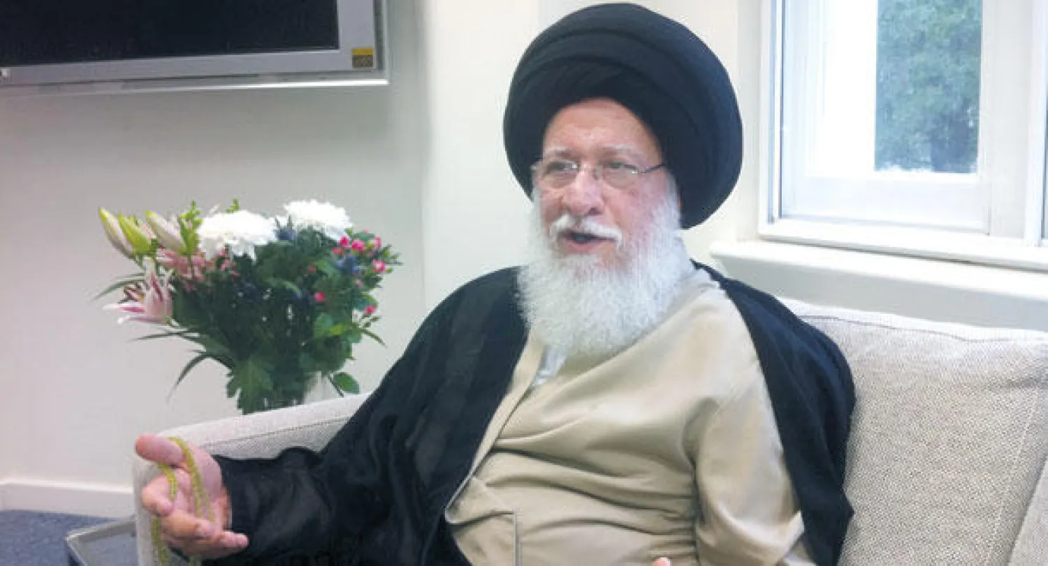 آية الله حسين الصدر لـ {الشرق الأوسط}: على بغداد الانفتاح على السعودية