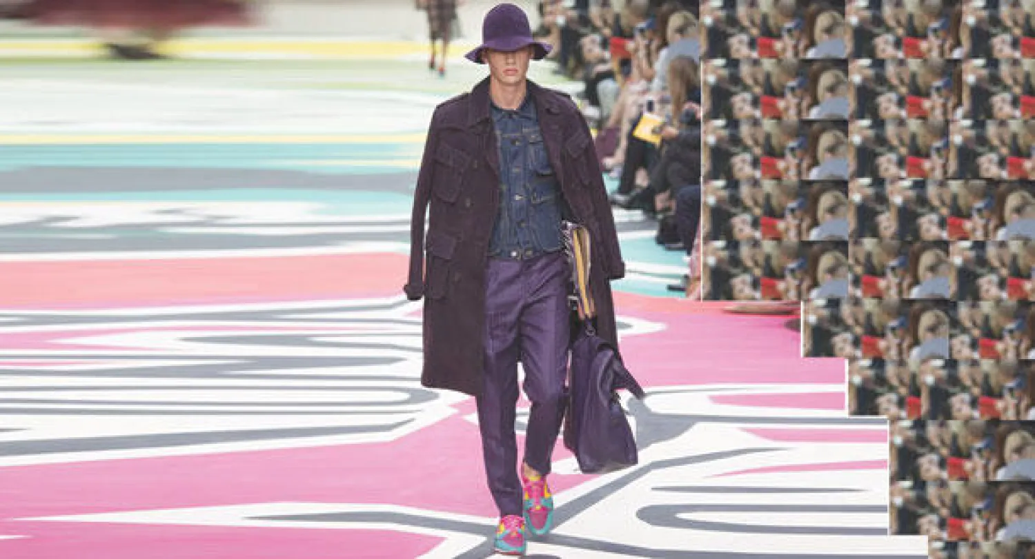 من عرض «بيربيري» الأخير لصيف 2015