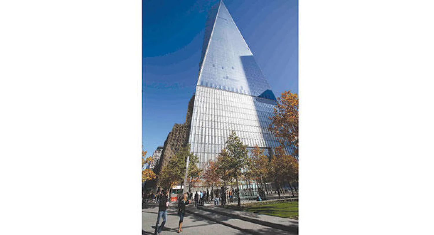 مركز التجارة العالمي {وان وورلد} في نيويورك (رويترز)