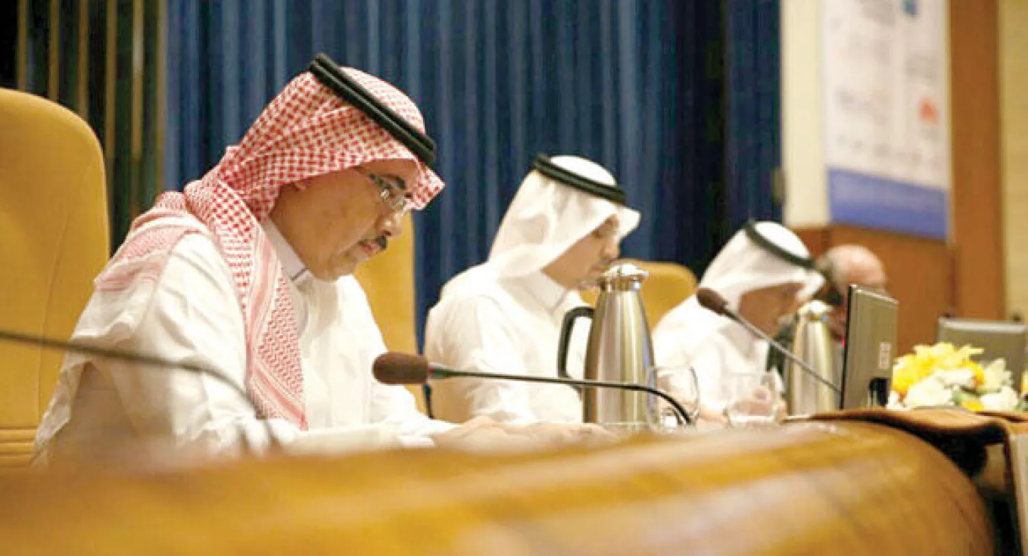 جانب من جلسات المؤتمر التقني والمهني السابع الذي اختتم أعماله أمس («الشرق الأوسط»)