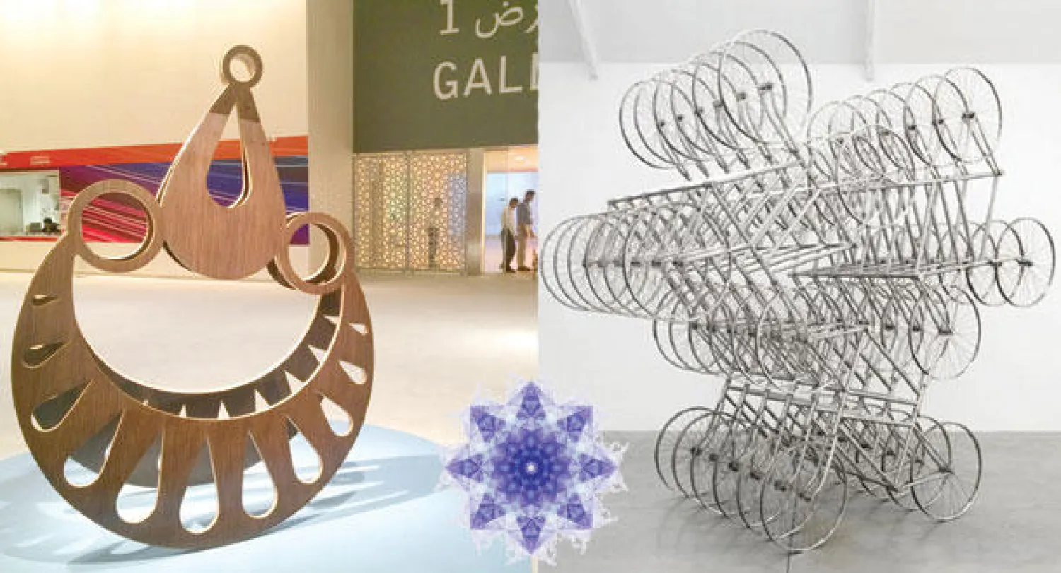 من الأعمال المعروضة