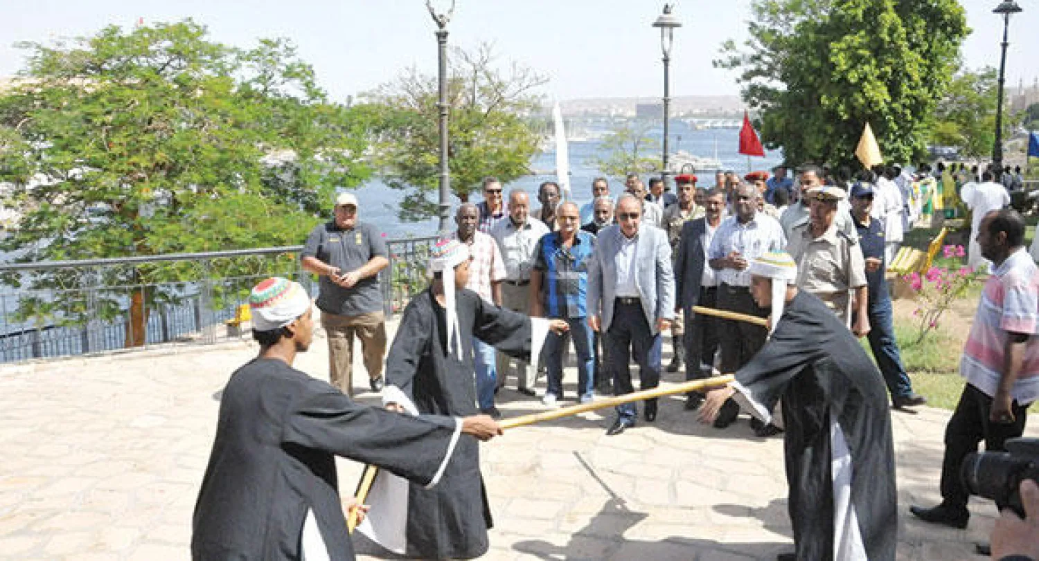 جانب من الاحتفالية النيلية