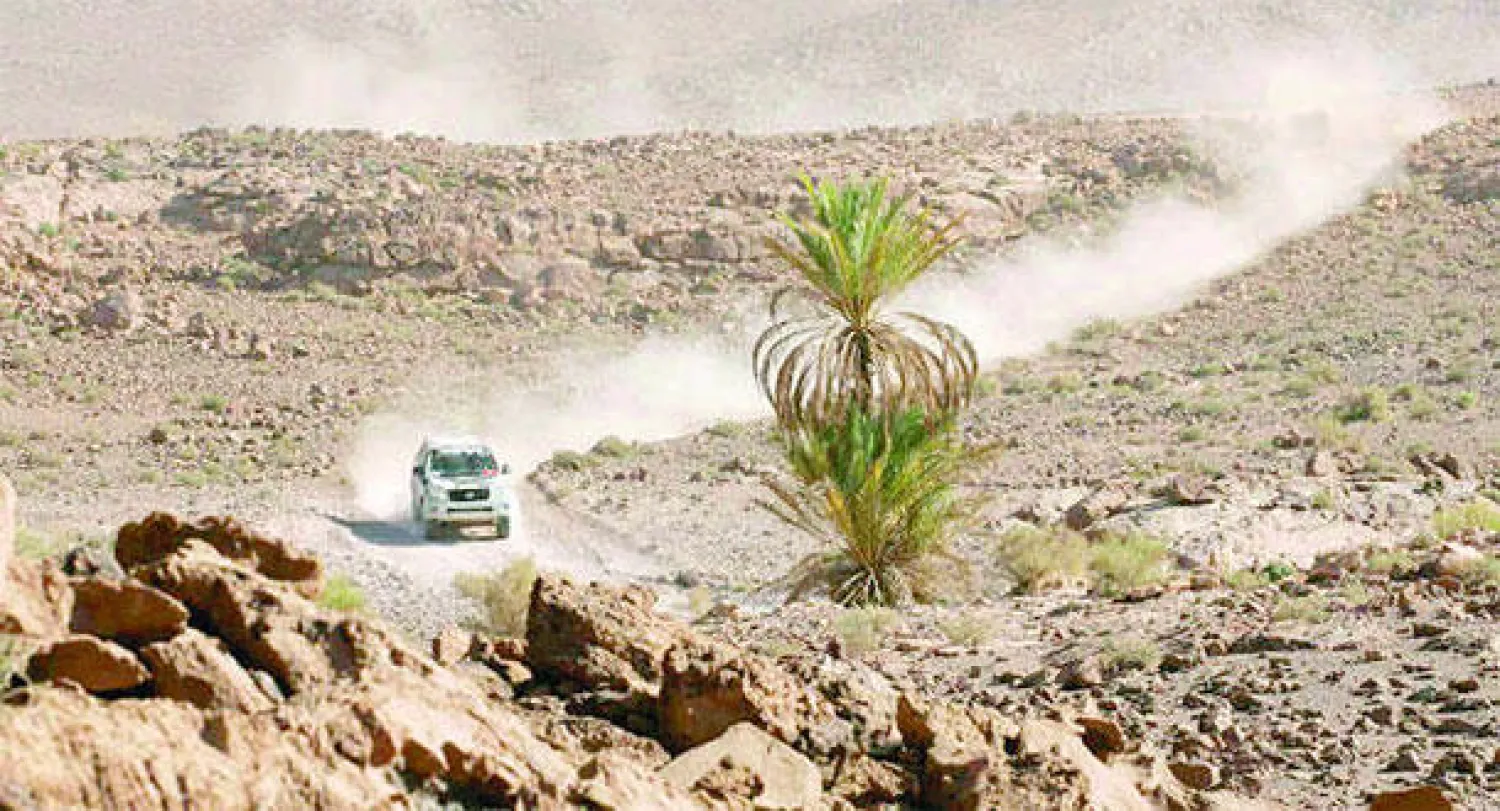 بن سعيدان خلال سباقه في المغرب ببطولة العالم للراليات