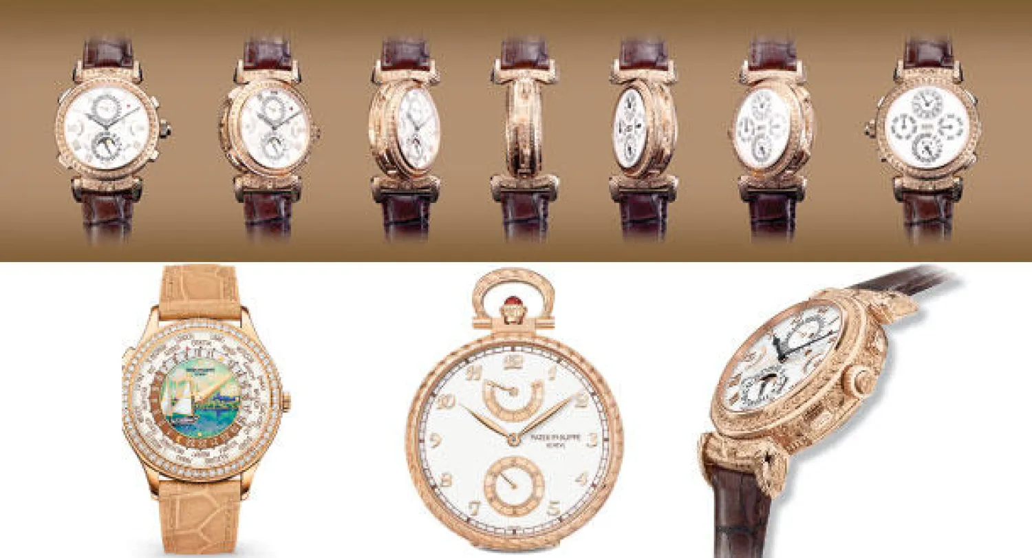 ساعاتها الاحتفالية من كل الجوانب والزوايا لا يتعدى عددها 7 نسخ  -  جانب من ساعتها الاحتفالية