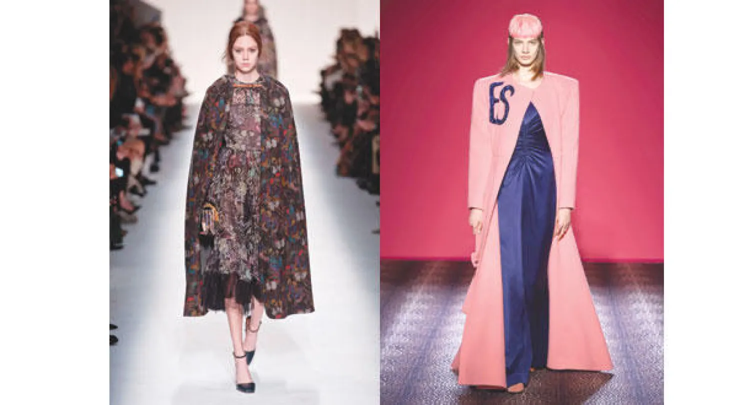 من عرض «سكياباريللي»  -  من عرض دار «فالنتينو» لخريف وشتاء 2015