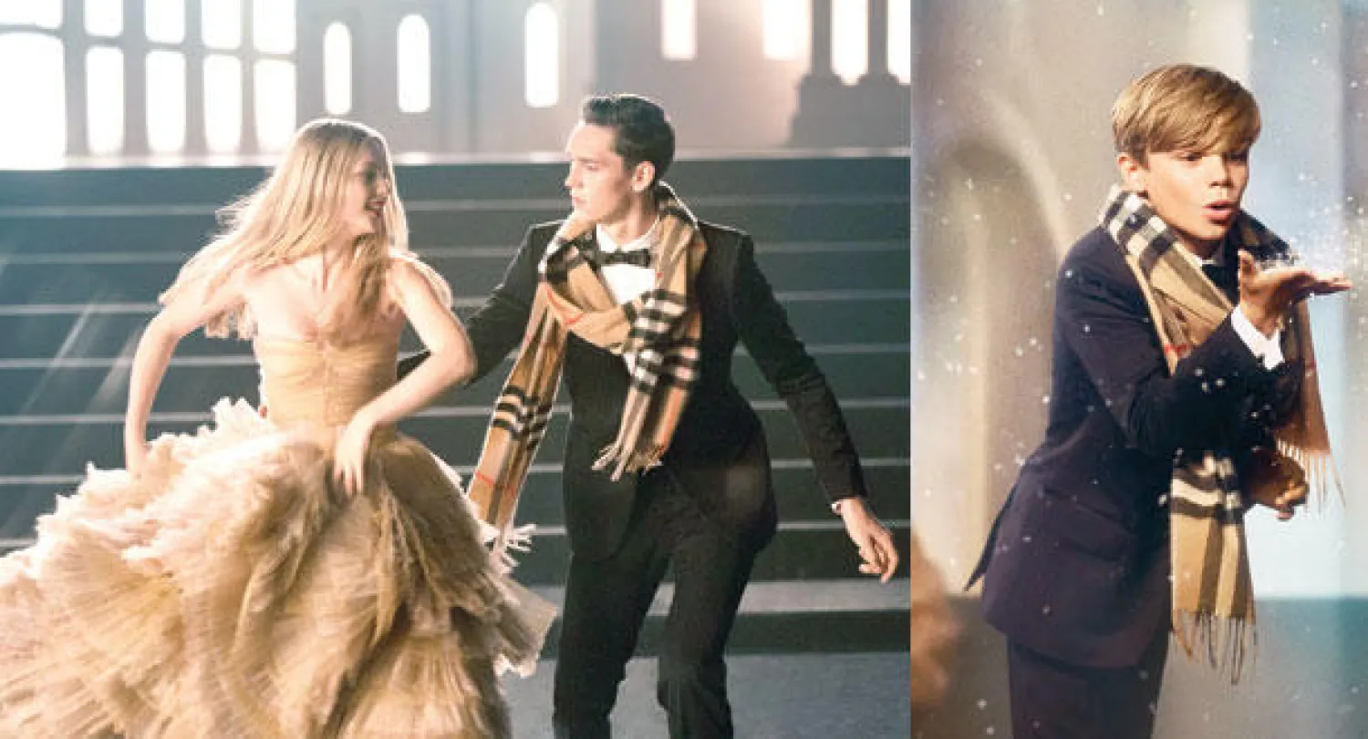 روميو بيكام يوزع الحب على العالم   -  لقطة من الفيلم تجمع بين حنا دودز وأندرز هايوورد