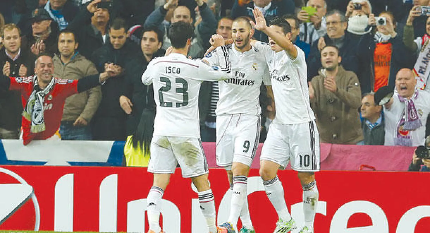 ريـال مدريد حريص على استكمال مسيرته الرائعة بالدوري الإسباني (أ.ب)