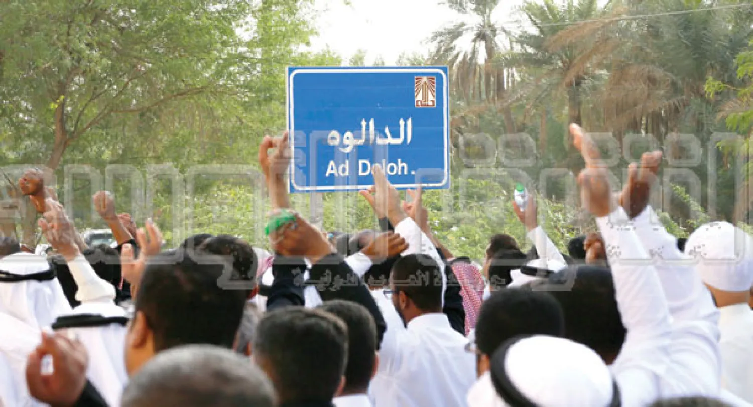 جانب من مسيرة التشييع (تصوير: عيسى الدبيسي)