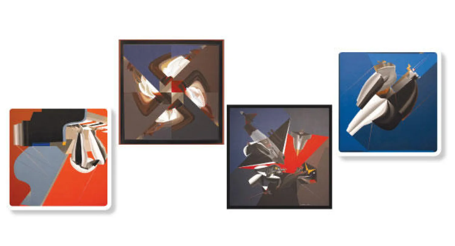 مجموعة جديدة من أحدث أعماله الفنية تحت عنوان «الشهيد» يدفع من خلالها بخلاصة خبراته السابقة في عالم التصوير والرسم والغرافيك