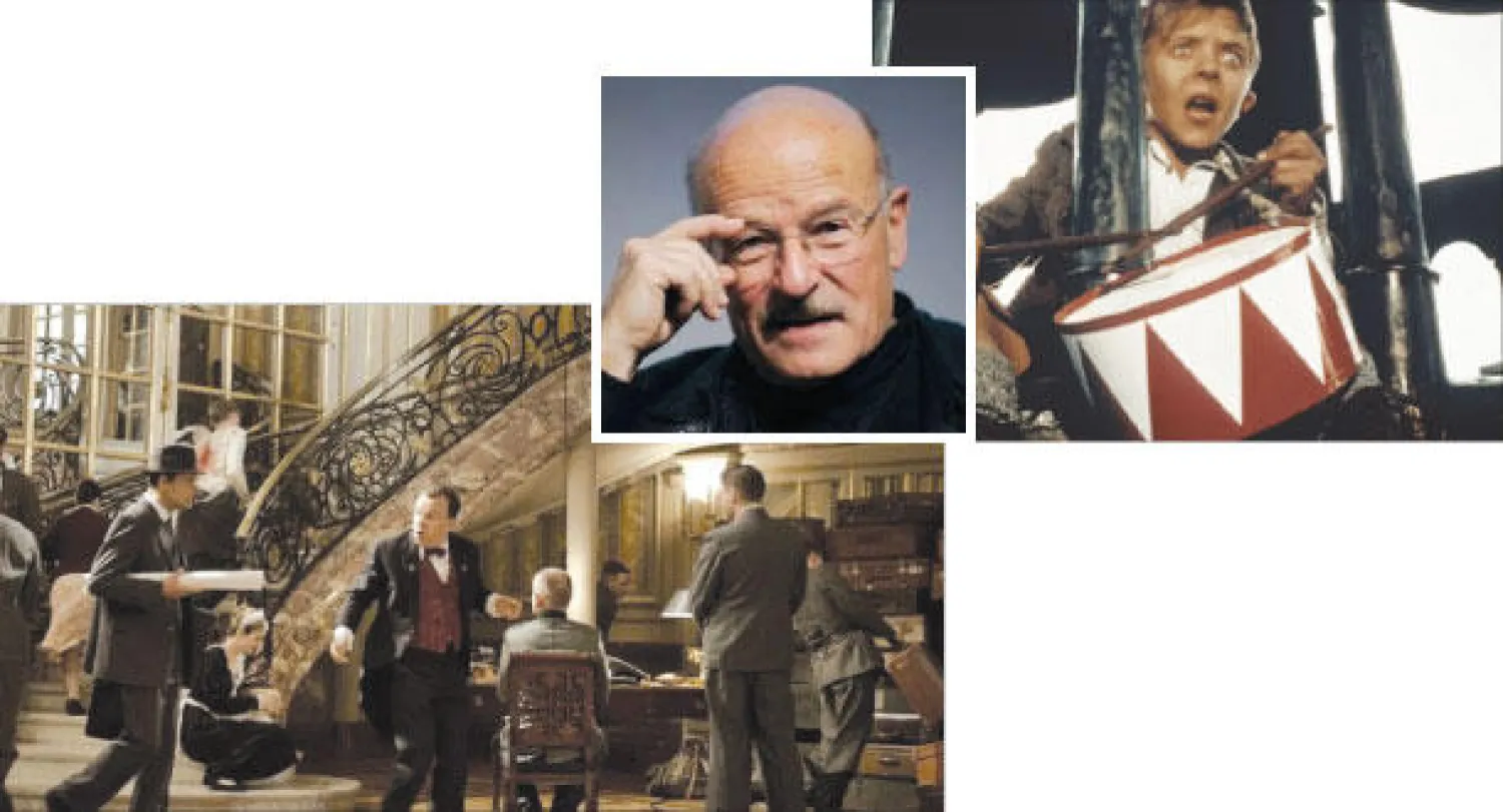 مشهد من فيلم «الطبل الصفيح»  -  فولكر شلندروف    .. وآخر من فيلم «دبلوماسية»