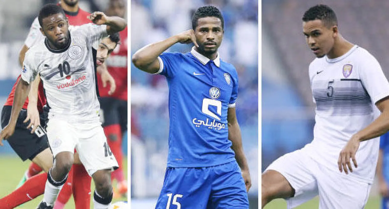 إسماعيل أحمد وناصر الشمراني وخلفان إبراهيم