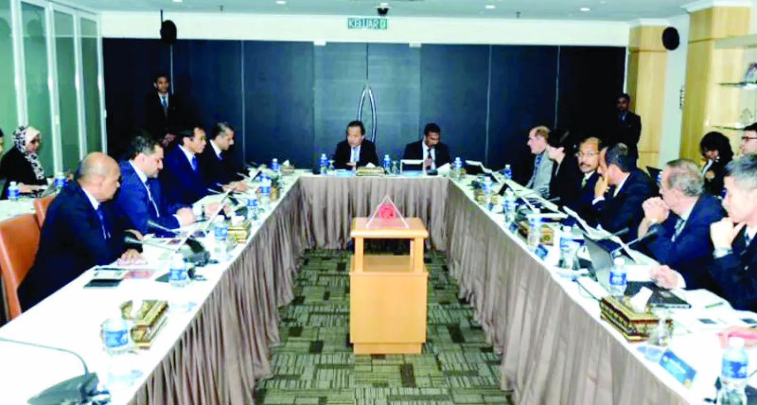 جانب من اجتماع لجنة الحكام الآسيوية في كوالالمبور