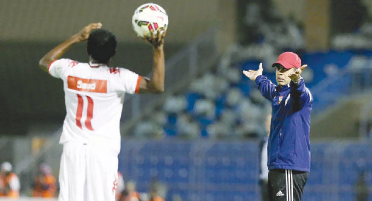 مهدي علي خلال مباراة منتخب بلاده أمام عمان (تصوير: علي العريفي)