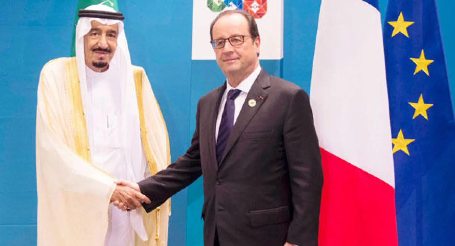 الأمير سلمان بن عبد العزيز يلتقي الرئيس الفرنسي على هامش قمة العشرين