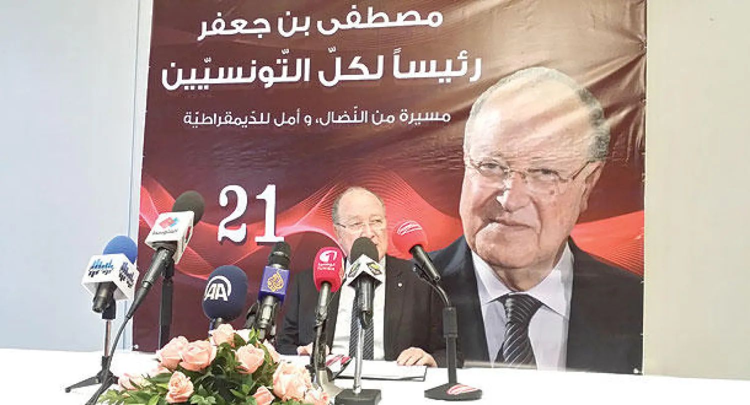 رئيس البرلمان التونسي والمرشح الرئاسي مصطفى بن جعفر («الشرق الأوسط»)
